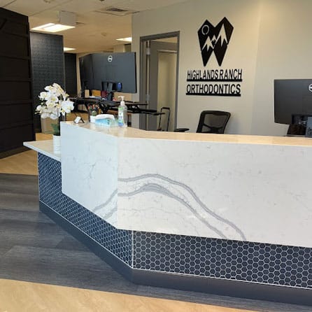 Front desk at Highlands Ranch Orthodontics in Littleton, CO